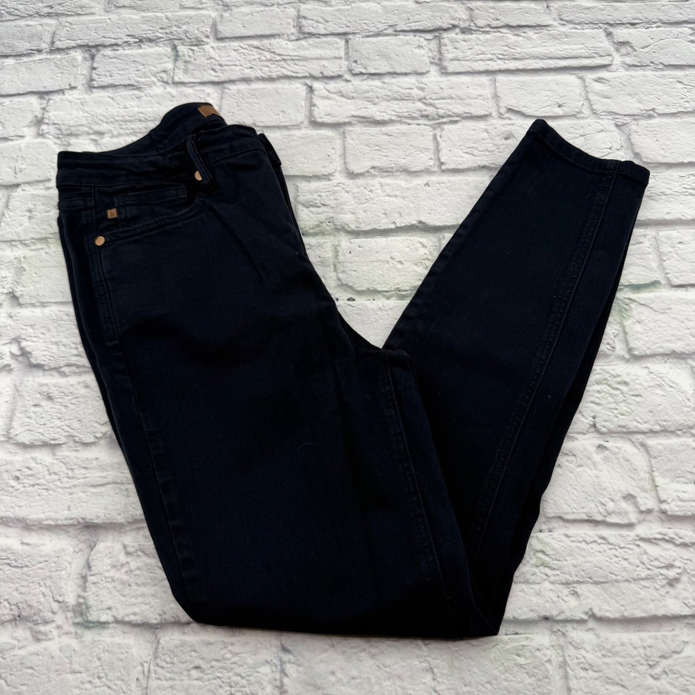 Judy Blue Garment Dyed Skinny Jeans Black High Rise Size 13/31 Comfort Stretch